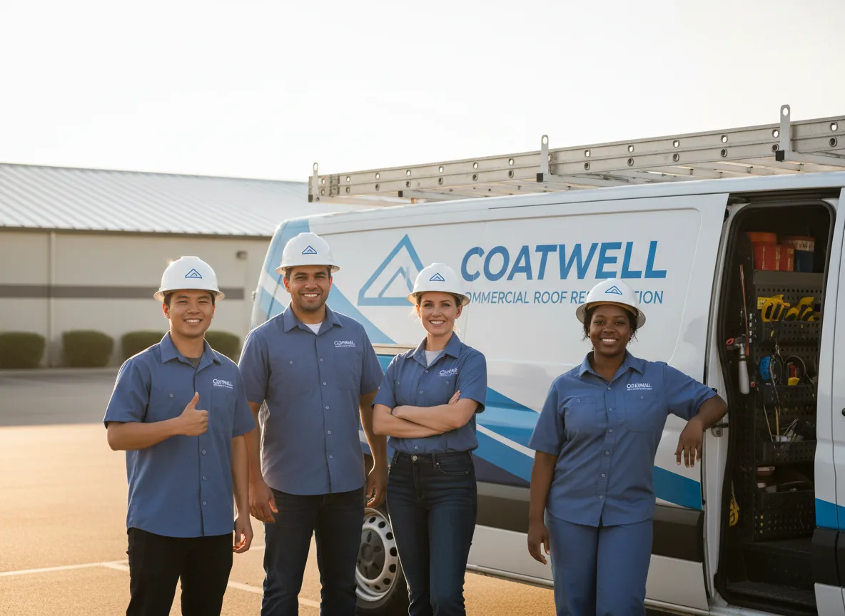 Commercial roof coating company in Wever, IA